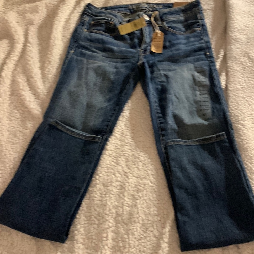 American eagle outfitters super stretchy jeans low rise size 6 regular
